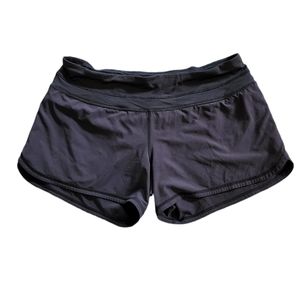 LuLuLemon Athletica Black Athletic Running Shorts Women's Size 8
